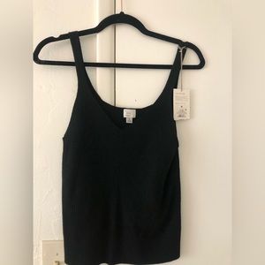 NWT Black Knit Tank Top